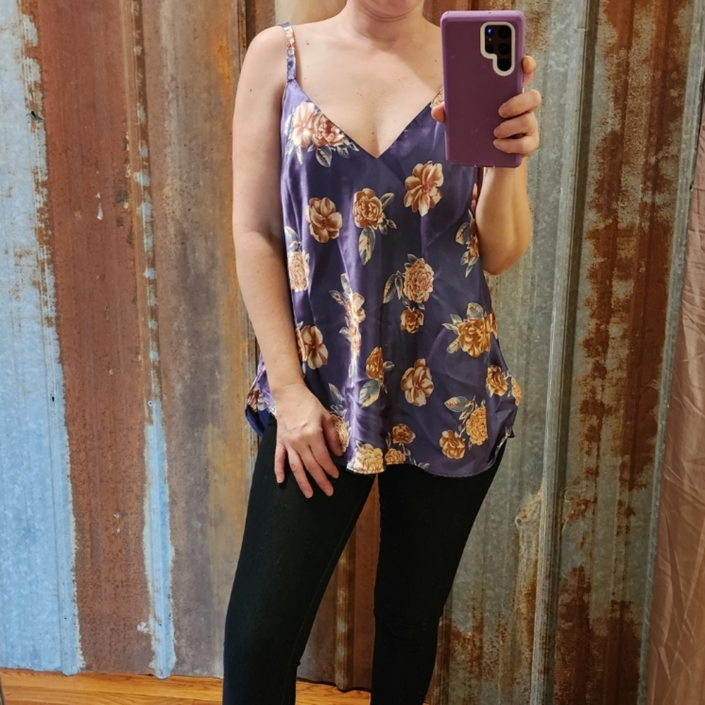 Floral Silky Tryst Pajama Top